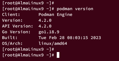AlmaLinux 9 系统上 Podman 容器安装配置与入门教程