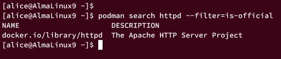 AlmaLinux 9 系统上 Podman 容器安装配置与入门教程