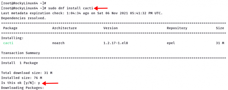 在 Rocky Linux 系统上安装配置 Cacti 网络监控工具