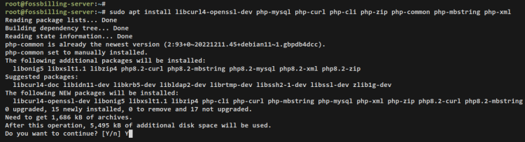 在 Debian 11 服务器上通过 Nginx 部署 FossBilling 计费系统教程