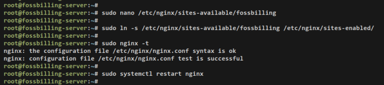 在 Debian 11 服务器上通过 Nginx 部署 FossBilling 计费系统教程