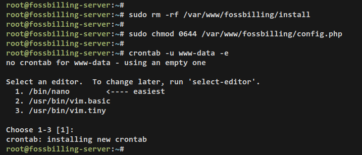在 Debian 11 服务器上通过 Nginx 部署 FossBilling 计费系统教程