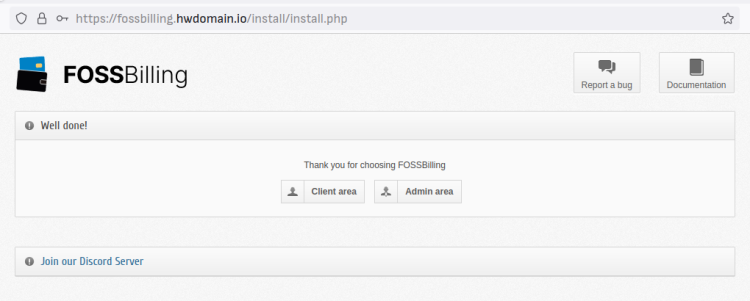 在 Debian 11 服务器上通过 Nginx 部署 FossBilling 计费系统教程