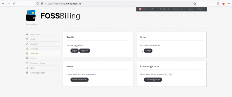 在 Debian 11 服务器上通过 Nginx 部署 FossBilling 计费系统教程