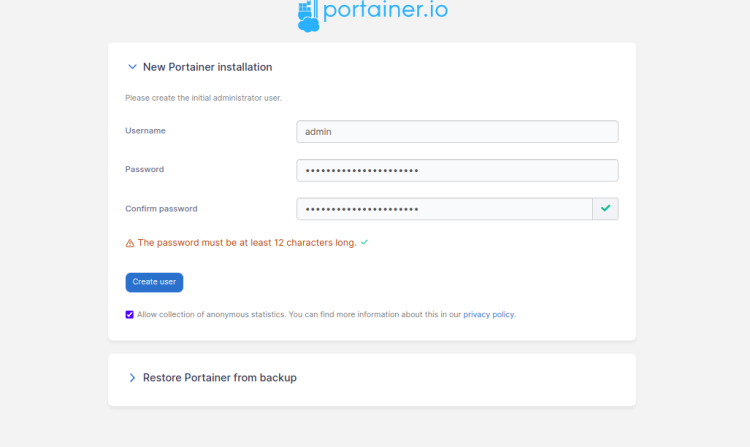在 Debian 11 系统安装 Portainer 容器可视化管理面板