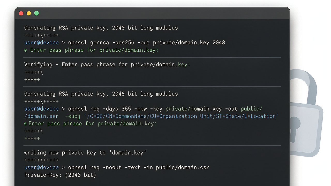 使用 OpenSSL 在 FileZilla Server 上生成 CSR