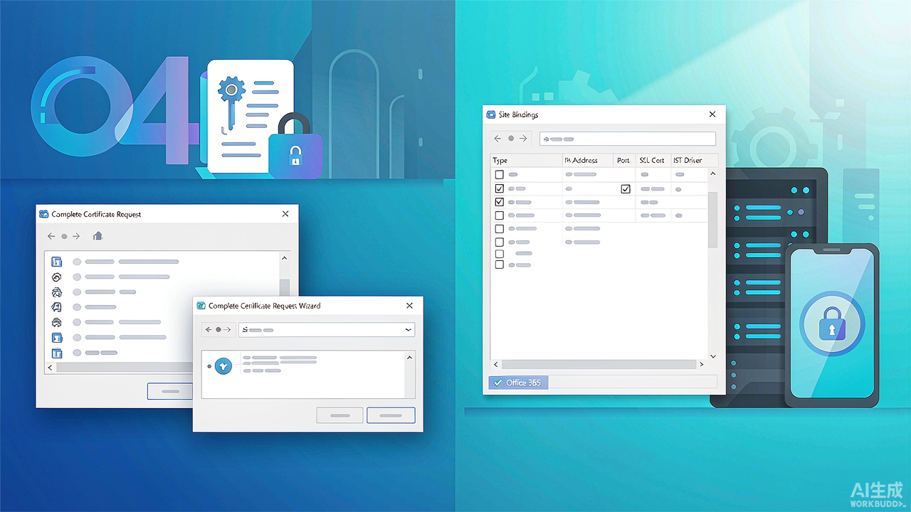 使用 IIS 7 为 Microsoft Office 365 安装 SSL 证书