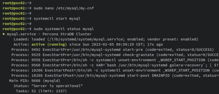 在 Debian 11 上安装并配置 Percona XtraDB 集群