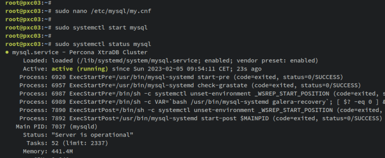 在 Debian 11 上安装并配置 Percona XtraDB 集群