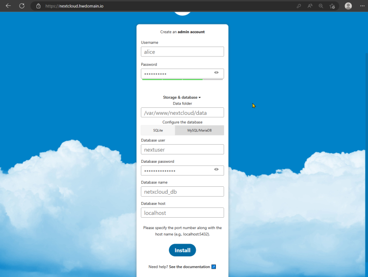在 AlmaLinux 上完整安装并配置 Nextcloud 网盘