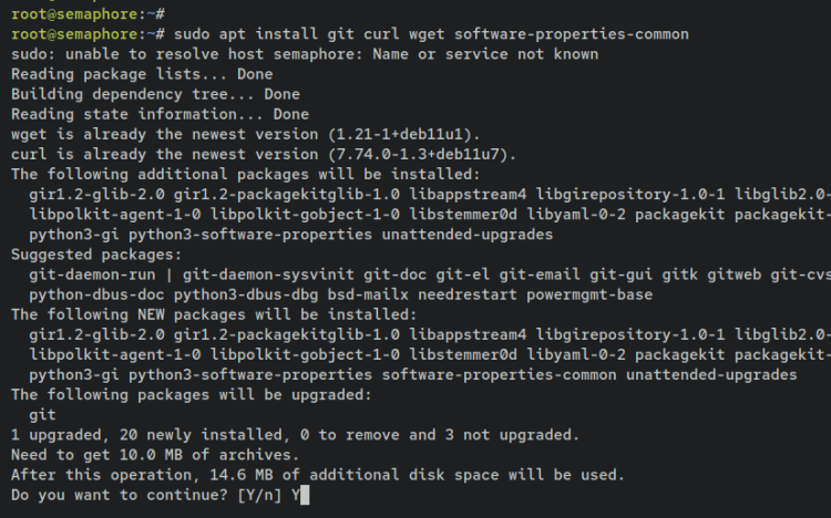 在 Debian 11 上安装 Ansible Semaphore 可视化管理面板