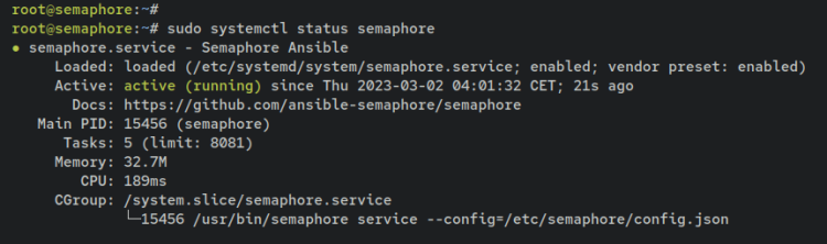 在 Debian 11 上安装 Ansible Semaphore 可视化管理面板