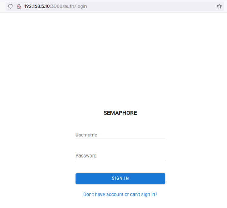 在 Debian 11 上安装 Ansible Semaphore 可视化管理面板
