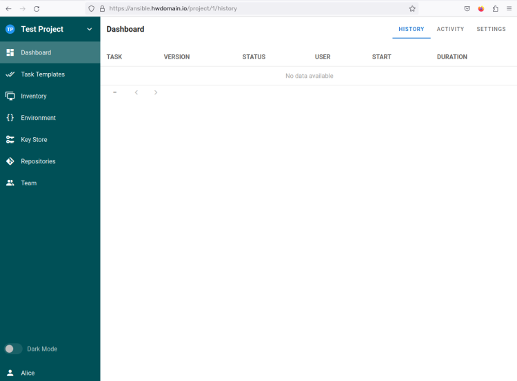 在 Debian 11 上安装 Ansible Semaphore 可视化管理面板
