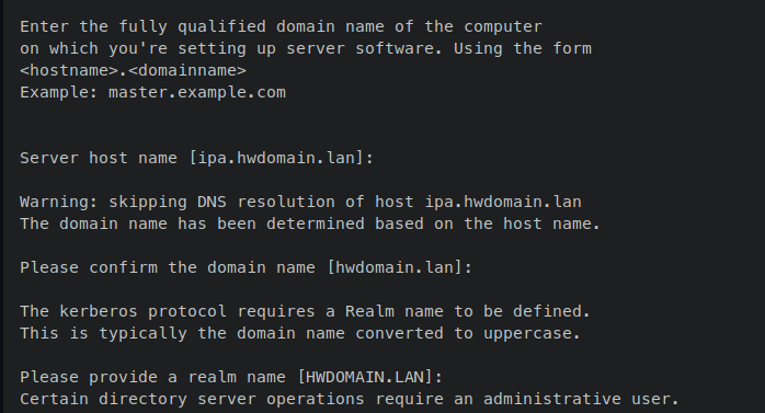 在 Rocky Linux 9 上安装 FreeIPA 身份管理系统