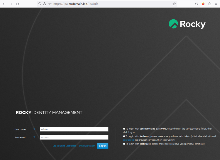在 Rocky Linux 9 上安装 FreeIPA 身份管理系统
