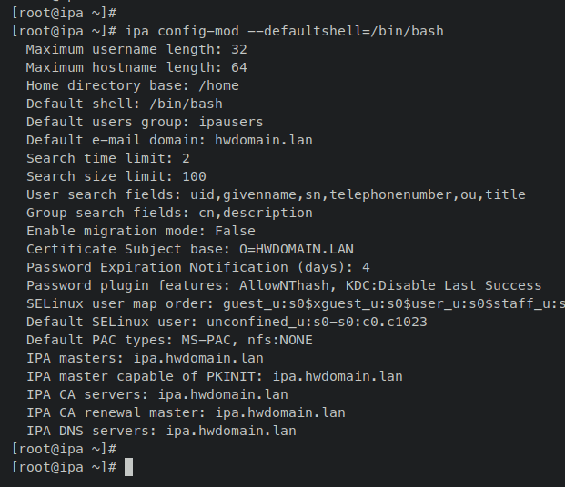在 Rocky Linux 9 上安装 FreeIPA 身份管理系统