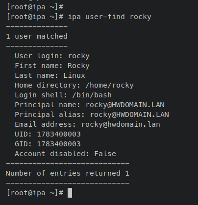 在 Rocky Linux 9 上安装 FreeIPA 身份管理系统