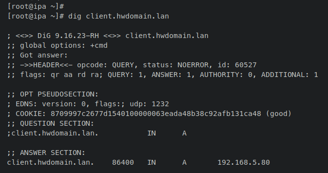 在 Rocky Linux 9 上安装 FreeIPA 身份管理系统