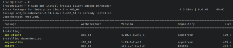 在 Rocky Linux 9 上安装 FreeIPA 身份管理系统