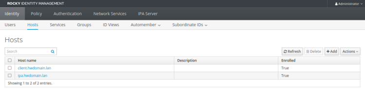 在 Rocky Linux 9 上安装 FreeIPA 身份管理系统