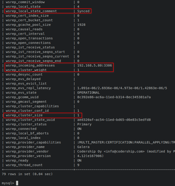 在 Rocky Linux 9 上安装并配置 Percona XtraDB 集群