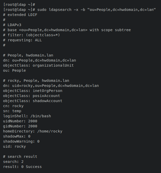 在 Rocky Linux 9 上安装并配置 OpenLDAP 服务端与客户端