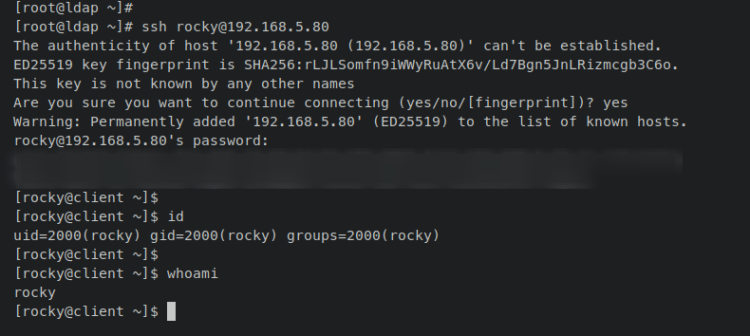 在 Rocky Linux 9 上安装并配置 OpenLDAP 服务端与客户端