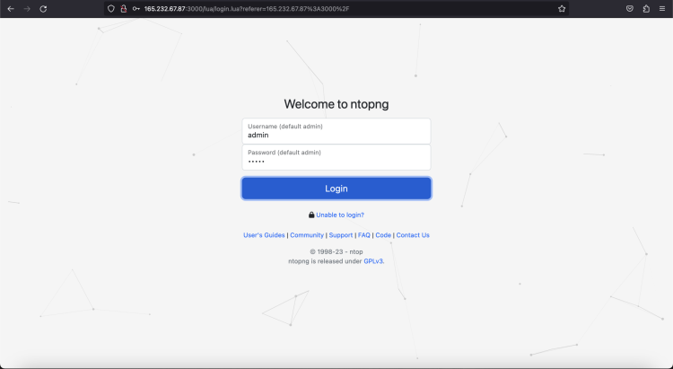 在 Debian 11 上安装 Ntopng 监控网络流量