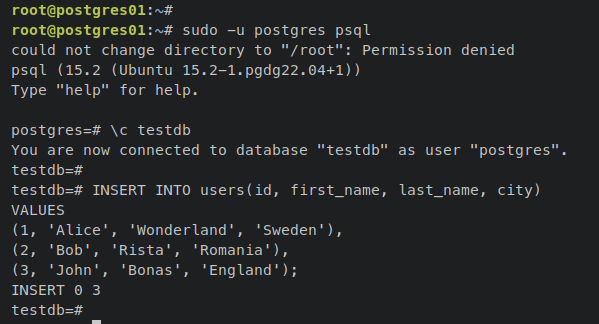 在 Ubuntu 22.04 上搭建 PostgreSQL 多主复制架构