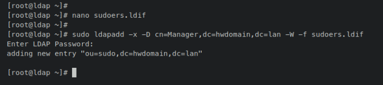 将 Sudoers 与 OpenLDAP 服务器集成统一管理 sudo 权限