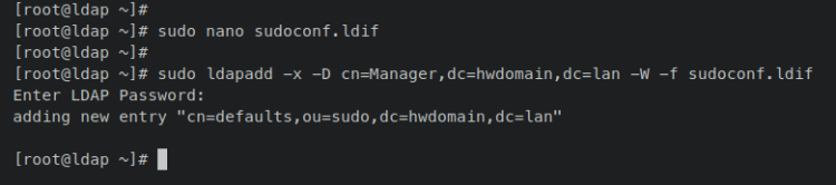 将 Sudoers 与 OpenLDAP 服务器集成统一管理 sudo 权限