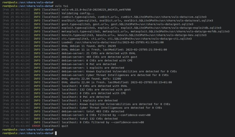 在 Ubuntu 系统上安装并配置使用 Vuls 漏洞扫描器