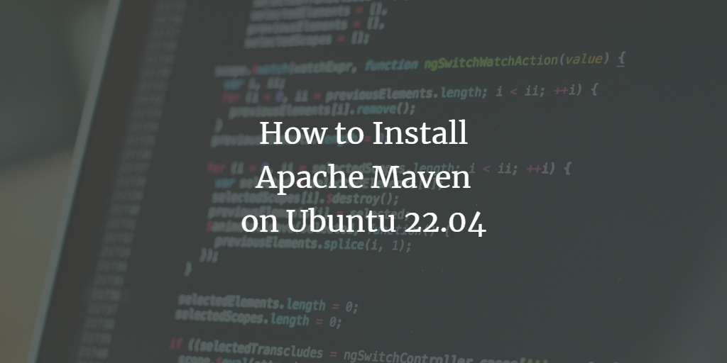 在 Ubuntu 22.04 系统上安装配置 Apache Maven 构建工具