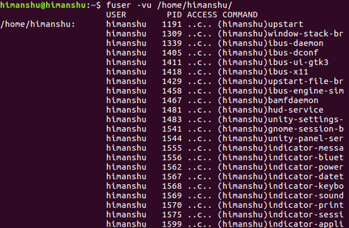 在 Linux 系统中使用 fuser 命令识别占用进程