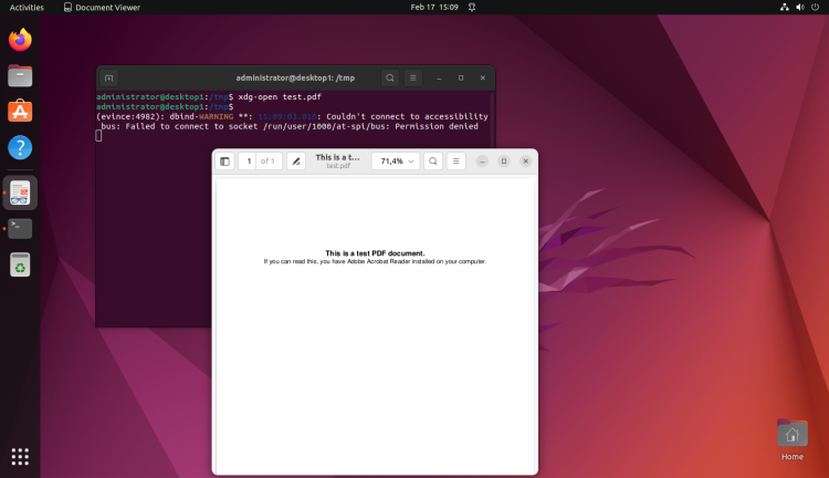 在 Ubuntu 上用命令行以默认应用打开文件