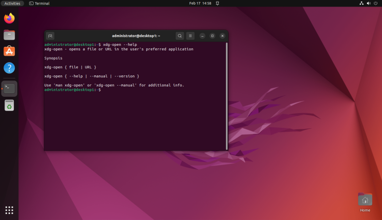 在 Ubuntu 上用命令行以默认应用打开文件