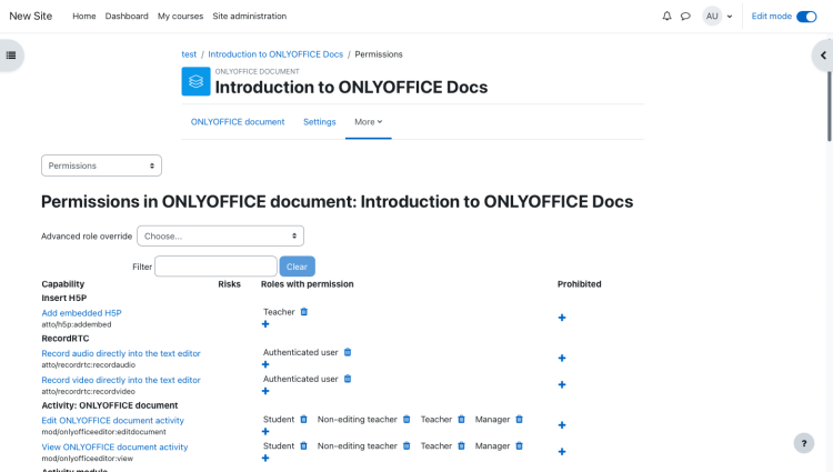 面向 Moodle 4 的 ONLYOFFICE Docs 集成安装与配置教程