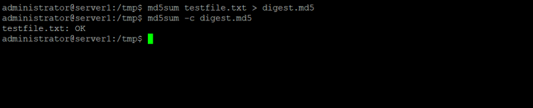 Linux md5sum 命令初学者入门教程含五个实例