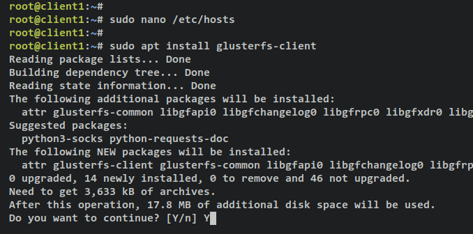 在 Debian 11 上安装配置 GlusterFS 可扩展网络文件系统