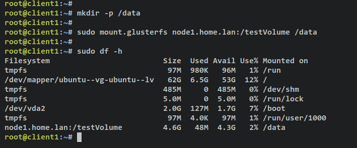 在 Debian 11 上安装配置 GlusterFS 可扩展网络文件系统